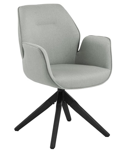 Fauteuil pivotant aura gris - pivotant,