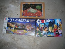 LOT 3 JEUX DE SOCIETE LE FLAMBEUR/ CLUEDO/ FAITES DE BEAUX REVES