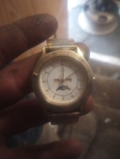 Montre NOBLIA CITIZEN Triple Date Phase De Lune Watch Reloj Orologio Armbanduhr 