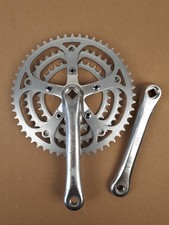 Pédalier triple Stronglight 52/42/32 aluminium vélo vintage course 1980s France