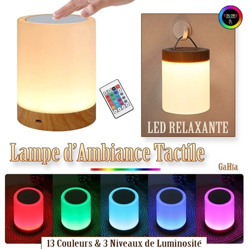 Lampe ambiance tactile - lampe,