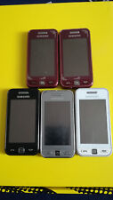 Samsung s5230 mobile 2 touch faulty, 1 with striped display, 2 not responding to