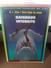 livre Chair de poule tome 7 Baignade Interdite