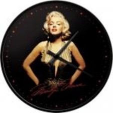 Horloge métal ronde diam. 31cm  MARYLIN MONROE