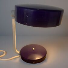 German 70’s Industrial Small Lamp Purple DORIA Metal Tilting