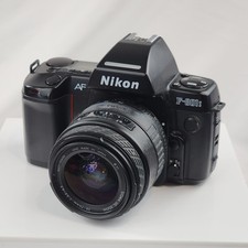 Nikon F801s 35mm SLR Camera with 28-70mm Sigma UC Zoom Lens Tested Cleaned VG