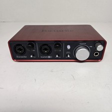 Focusrite Scarlett 2i2 USB Audio Interface 1st Generation - Tested - No Cables