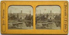 FRANCE Paris Exposition Universelle 1878 Hammer-pilon du Creusot Photo Stereo 