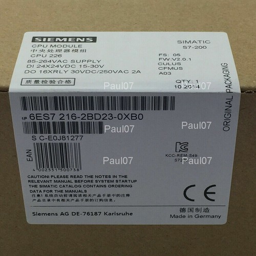 New siemens 6es7216 2bd23 0xb0 - new, 6es7216-2bd23-0xb0
