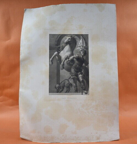 Gravure xixème siècle san - -,