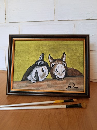 Peinture huile duo - peinture, l'huile