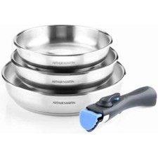 Set de 3 poêles Arthur Martin