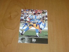 Ron Mix San Diego Chargers Signed Upper Deck Legends Card