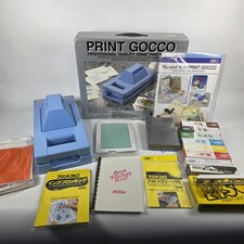 VTG Riso Print Gocco B6 Hi Mesh Set Multi-Color Ink Printer Screen Kit & Film