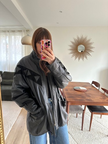 Blouson cuir vintage