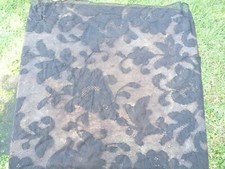 important antique black lace star mantilla