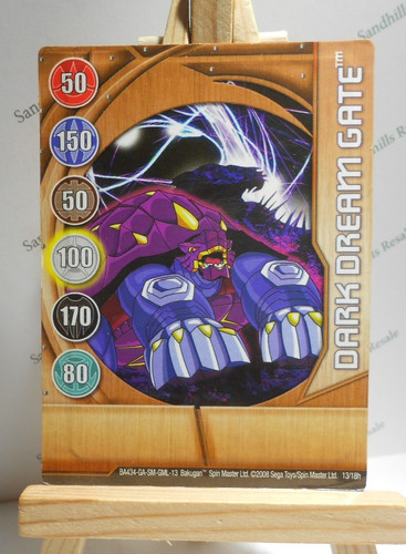 Bakugan card dark - dark, dream