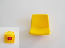 Playmobil (C170) Airport - Yellow Clip On Seat 3171 3186 4093 4302 4303 4382