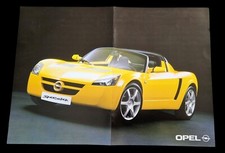 Opel Speedster classic car brochure brochure sheet poster C1