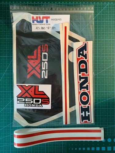 Honda xls 250 rouge stickers - honda,