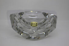 Cendrier en cristal massif Val St Lambert, Art Déco, Parfait état 1,6 kg