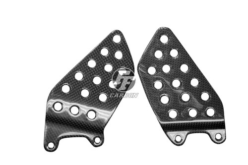 Platines repose pieds carbone - repose-pieds,