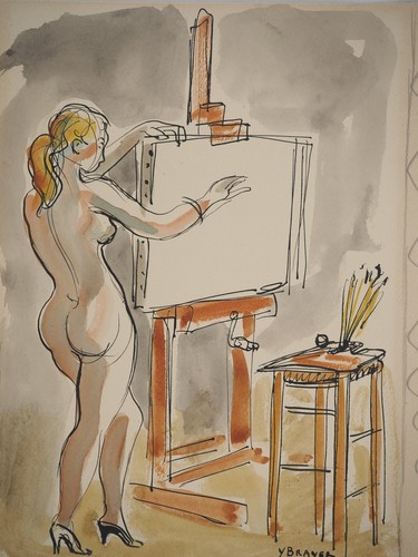 Yves brayer nude model - brayer:,