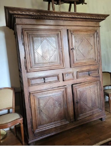 Buffet deux corps chene 4 - chene, a