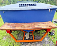 Swim Platform 1 Painted Blue