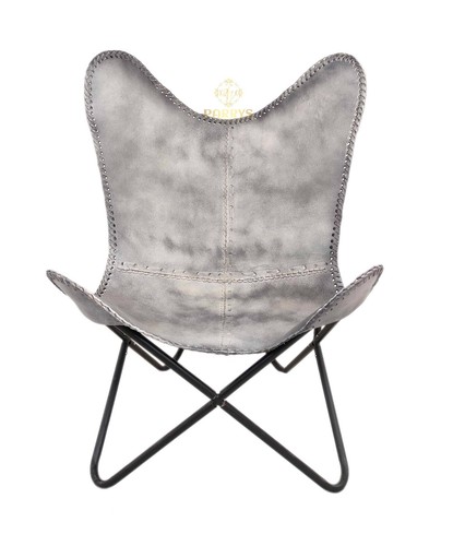 Chaise papillon gris - papillon, pied
