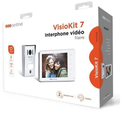 Interphone vidéo filaire scs - interphone,