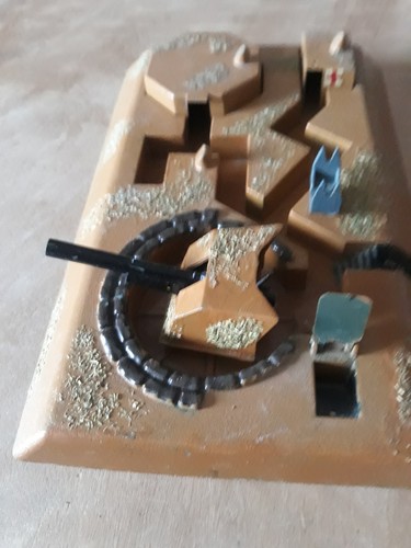 Airfix gun emplacement - airfix, "gun