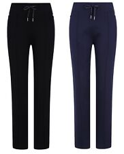 Womens Joggers Zipped Pockets Ex M S Yoga Pants Straight Jogging Bottoms Sport