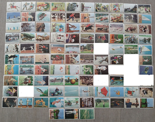 Lot 144 cartes chocolat - 94/144,