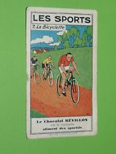 CHROMO 1931 CHOCOLAT REVILLON LES SPORTS #7 CYCLISME BICYCLETTE VELO TOUR FRANCE