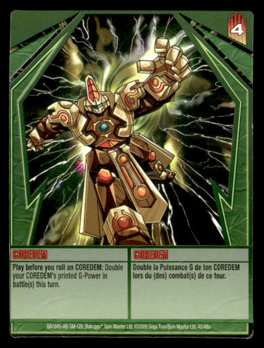 Bakugan card coredem - bakugan,