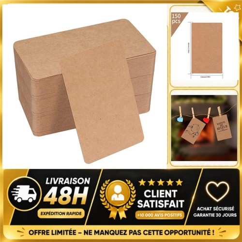150 cartes papier - 150,