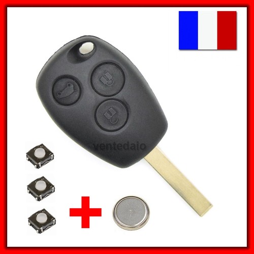 Coque plip clé pour renault - clé,