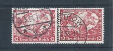 Germany stamps 1933 Wagner's Operas 12pf used - both perfs SG 518 & 518a (AD115)