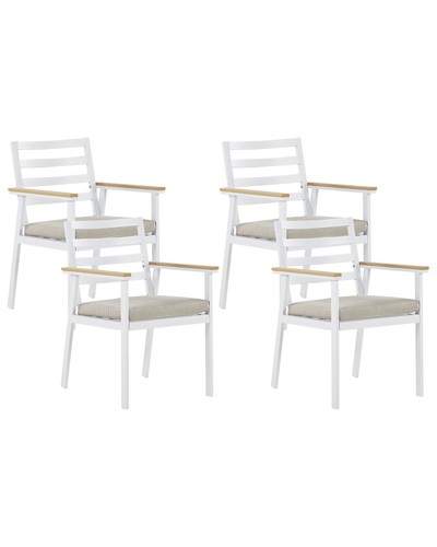 Beliani lot 4 chaises de - chaises,