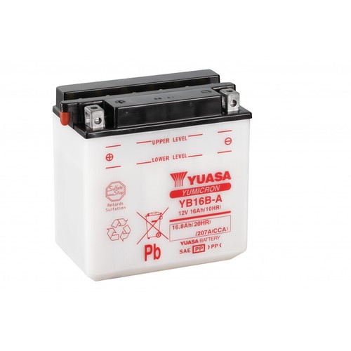 Batterie moto yuasa yb16b - moto,