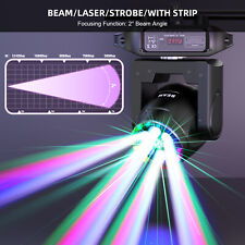 150W LED Laser Moving Head Light RGBW Beam Stage DMX Spot Lighting DJ Disco Xmas