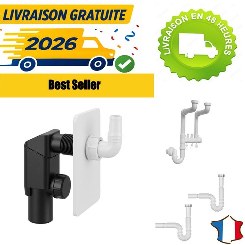 Siphon lavabo bidet extensible