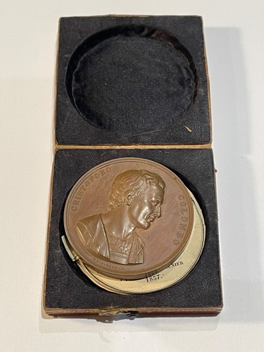 Médaille christoforo colombo - médaille,