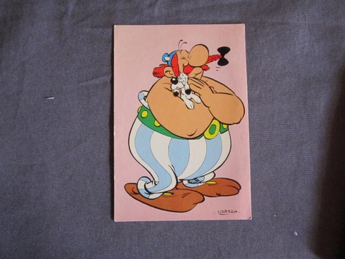 Asterix carte postale obelix - asterix,