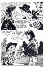 LES MOTARDS  PLANCHE ORIGINALE