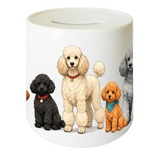 Tirelire caniches en