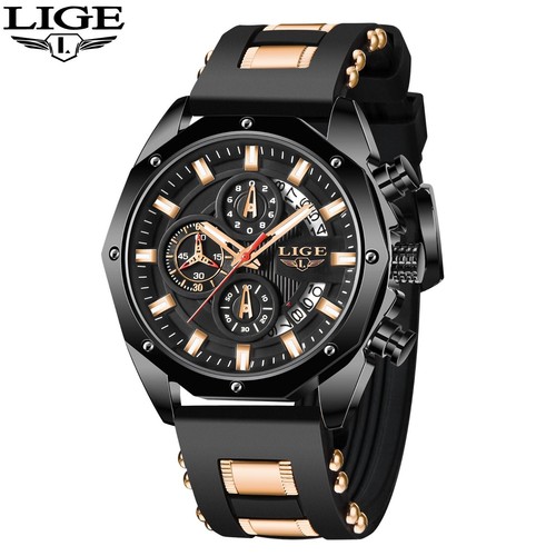 Montre quartz hommes - , acier