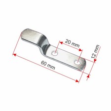 Blitzhaken Crochet Camion Flachhaken Câble Bâche Remorque Corde en Caoutchouc