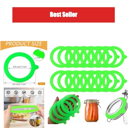 Joints silicone bocaux le - 15,